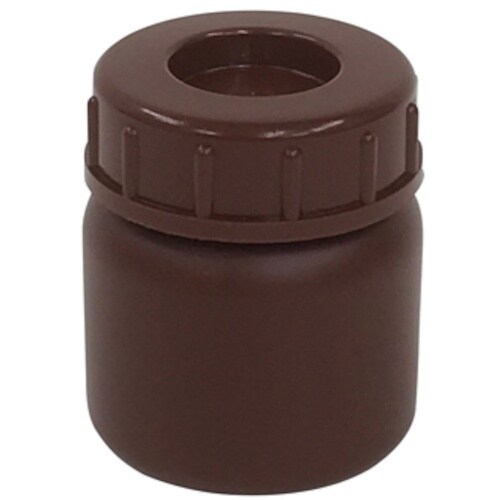 KOKUGO PE広口瓶 茶 100ml 150本