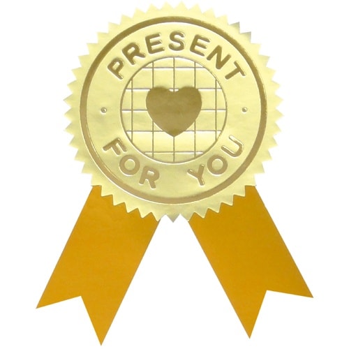 ササガワ ラッピングシール ギフトシール FOR