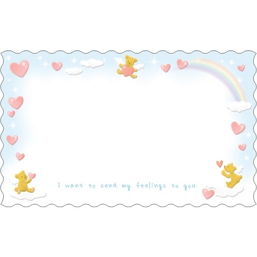 ササガワ メッセージカード Fカード100 エンゼ