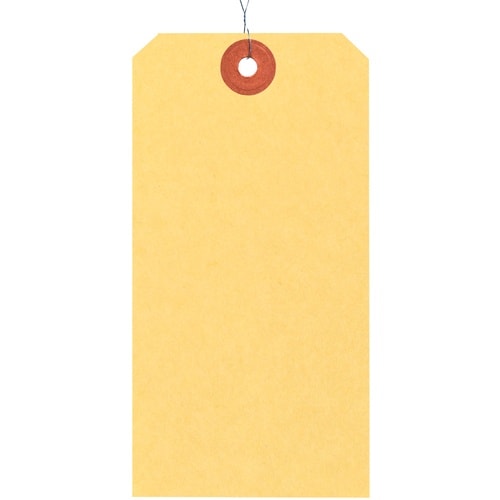 ササガワ 荷札 大 クラフト 一穴 1000P 2