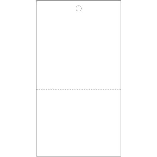 ササガワ 提札 糸なし 白無地 ミシン入 1801