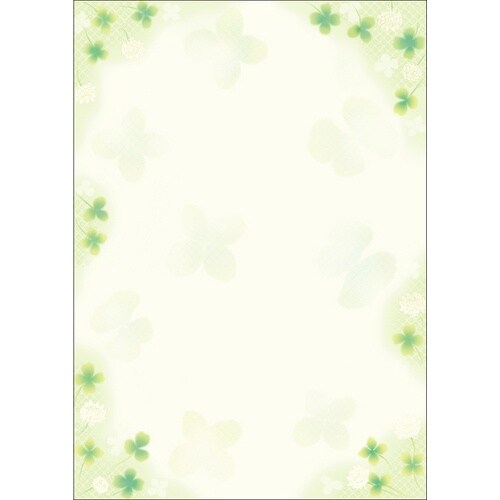 ササガワ 和柄用紙 和ごころ A4判 白つめ草 1