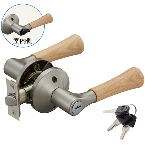 ECLE リフォーム用レバーハンドル錠 鍵付間仕切