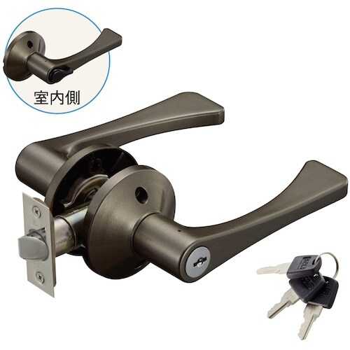 ECLE リフォーム用レバーハンドル錠 鍵付間仕切