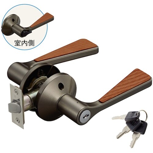 ECLE リフォーム用レバーハンドル錠 鍵付間仕切
