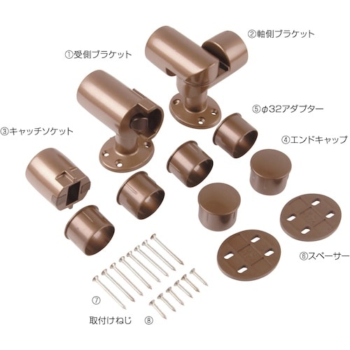 ECLE ECLE遮断機式手すりブラケット 左勝手