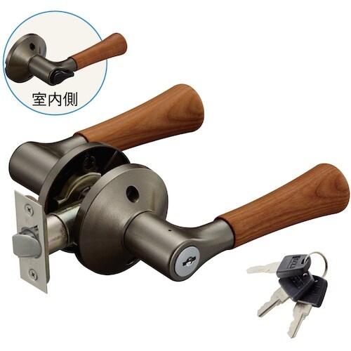 ECLE リフォーム用レバーハンドル錠 鍵付間仕切