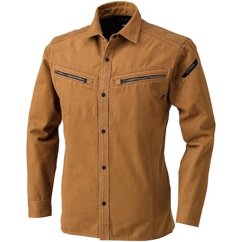 TS DESIGN 長袖シャツ 6L キャメル