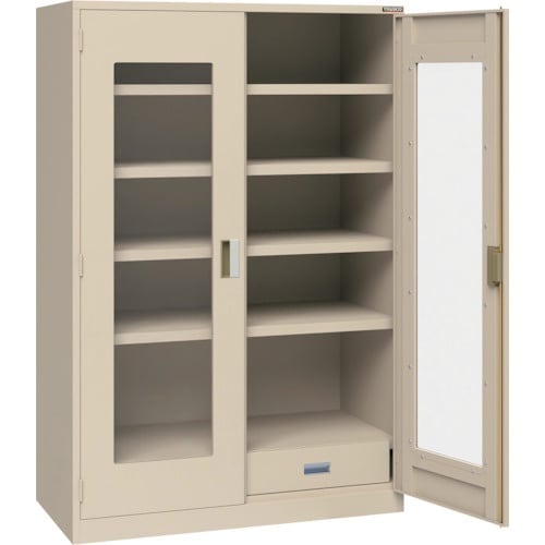 TRUSCO スーパーヘビーキャビネット 窓・4枚