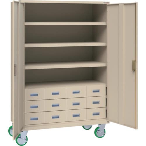 TRUSCO スーパーヘビーキャビネット キャスタ