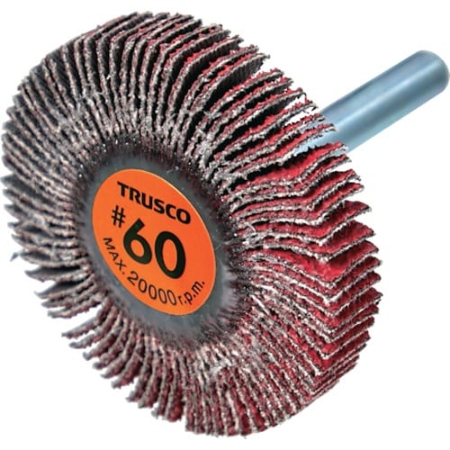 TRUSCO セラミックフラップホイール 軸径6m