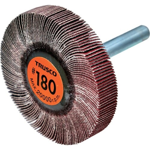 TRUSCO セラミックフラップホイール 軸径6m