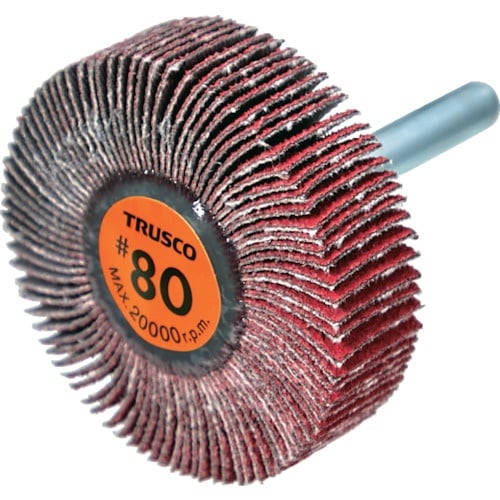 TRUSCO セラミックフラップホイール 軸径6m