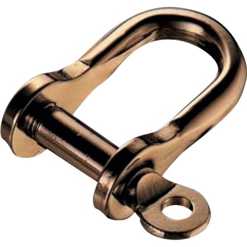 ふじわら ブロンズ半丸ネジシャックル