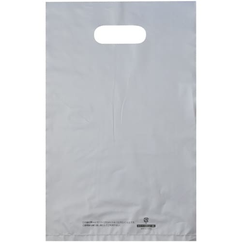 ササガワ ポリ袋 カラーポリ シルバー 220×3