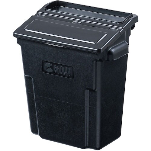 SANWA 3段式ワゴン用蓋付きサイドBOX 大