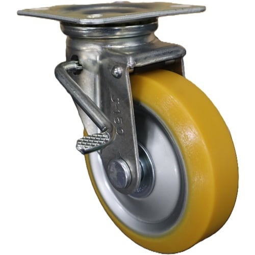 ヨドノ 中荷重用帯電防止ウレタンキャスター (ベア