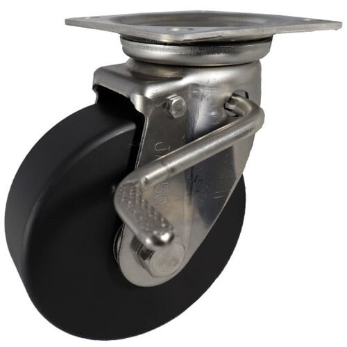 ヨドノ 導電MCナイロン車輪(ベアリング入)ステン