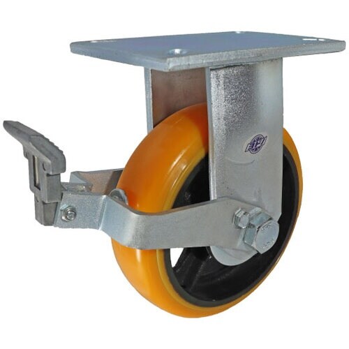 ヨドノ 重量用高硬度ウレタン固定車ストッパー付20