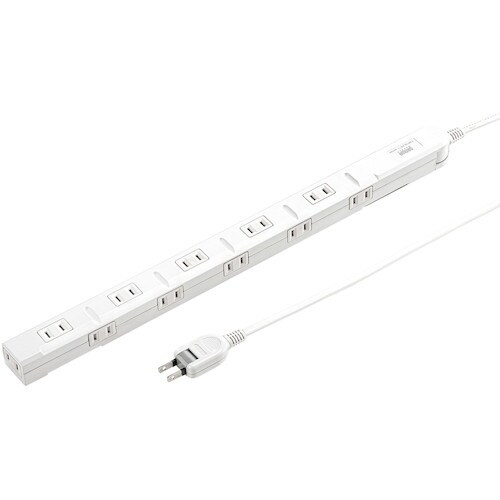 SANWA スリムタップ 1m ホワイト