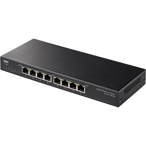 SANWA ギガビット対応PoEスイッチングハブ(