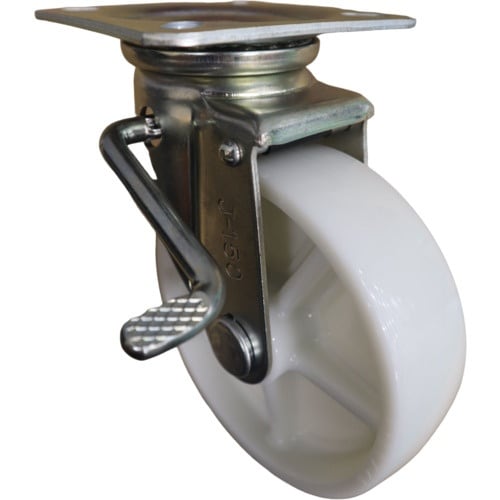 ヨドノ ナイロン車輪(ベアリング無)プレス製自在車