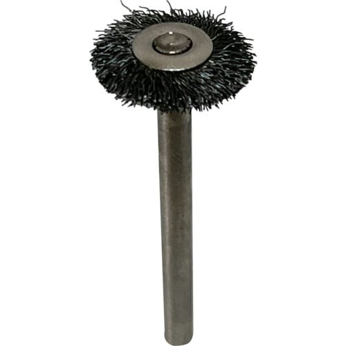 リューター 軸付ホイール型ブラシ