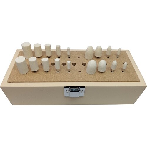 リューター 軸付フェルトバフセット