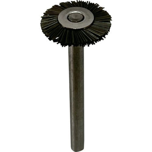リューター 軸付ホイール型ブラシ