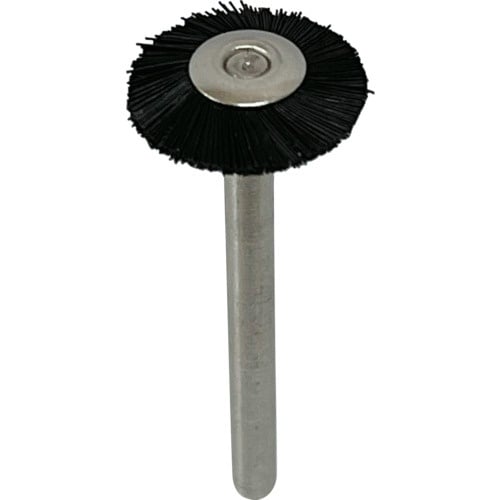 リューター 軸付ホイール型ブラシ