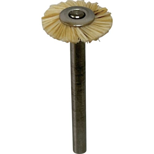 リューター 軸付ホイール型ブラシ