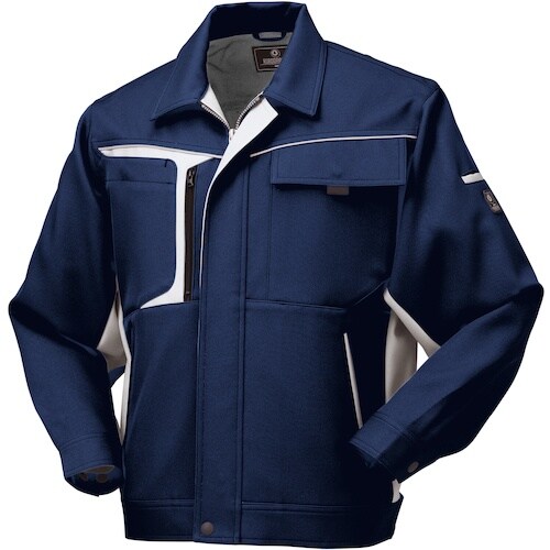 クロダルマ 長袖ジャンパー ネイビー 6L