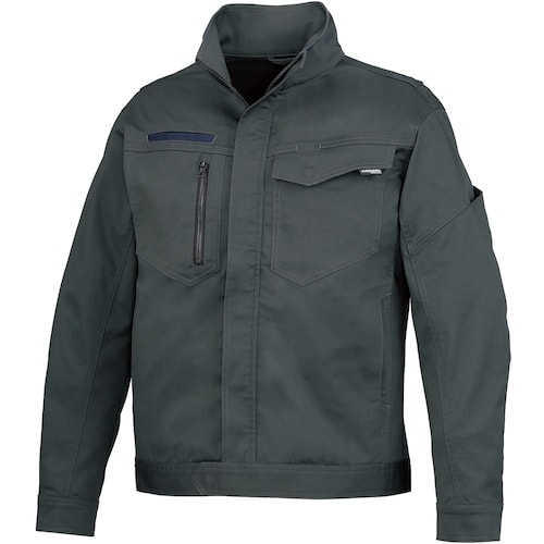 クロダルマ 長袖ジャンパー チャコールグレー 4L