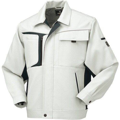 クロダルマ 長袖ジャンパー シルバー 7L