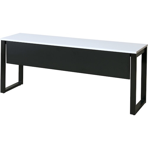 弘益 カウンターテーブル幕板付 ブラック脚 ホワイ