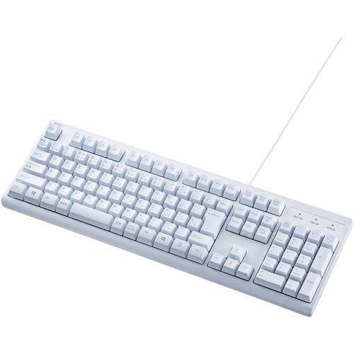 SANWA 日本語109キーボード ホワイト US