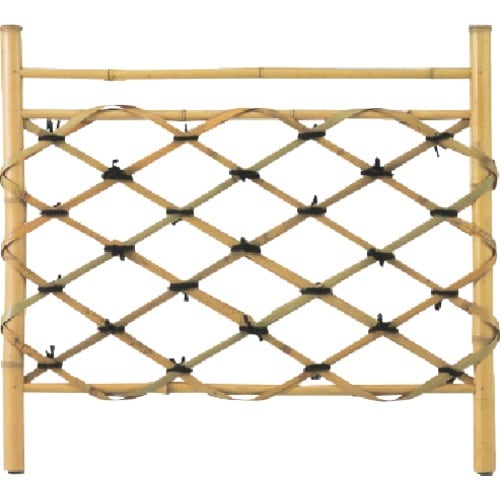 八ツ矢 ミニ白竹枝折戸 60×54cm