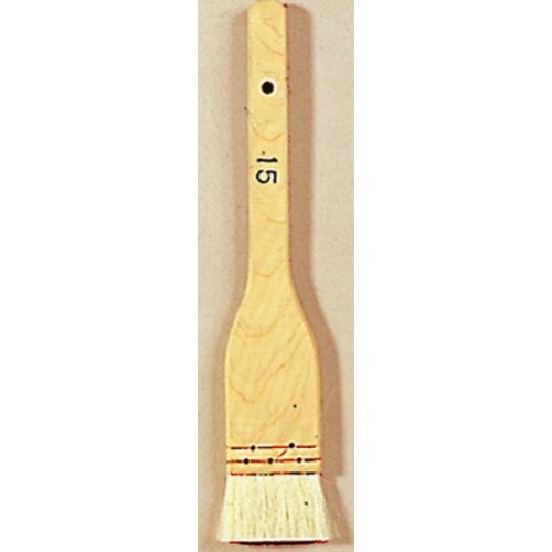 八ツ矢 木柄テリ刷毛 15号