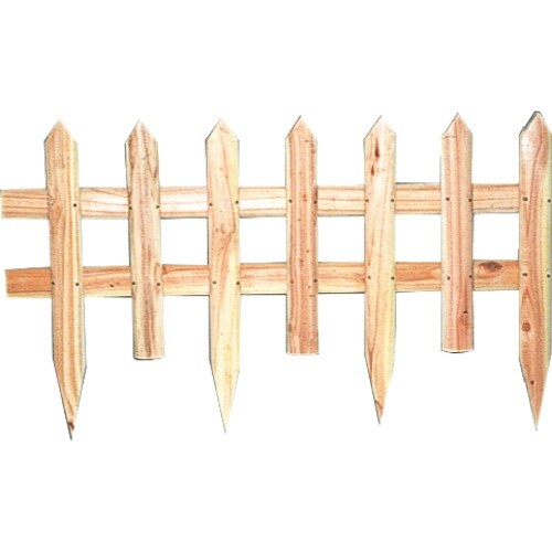 八ツ矢 生成り庭柵