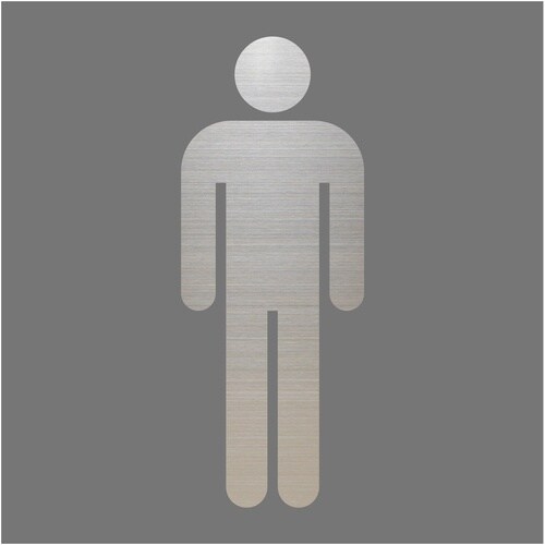 光 キャリエーター+ステンレス 男性マーク グレー