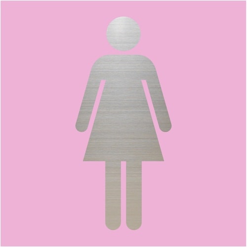 光 キャリエーター+ステンレス 女性マーク ピンク