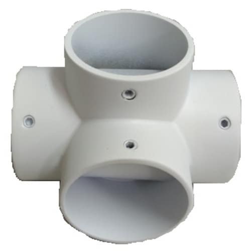 フジテック DC四方(ネジ付) 25 ホワイト