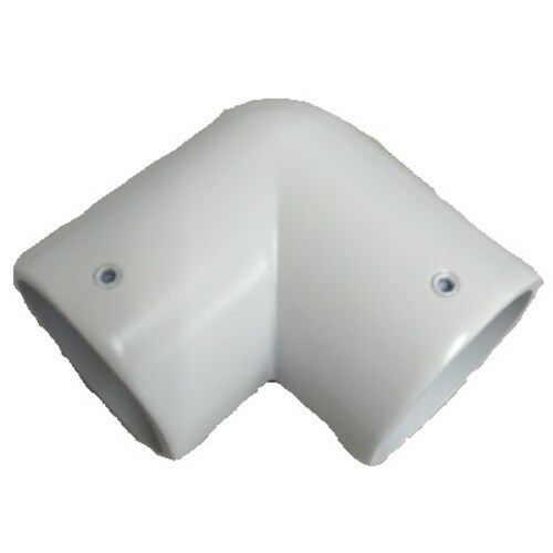 フジテック DCエルボ(ネジ付) 25 ホワイト