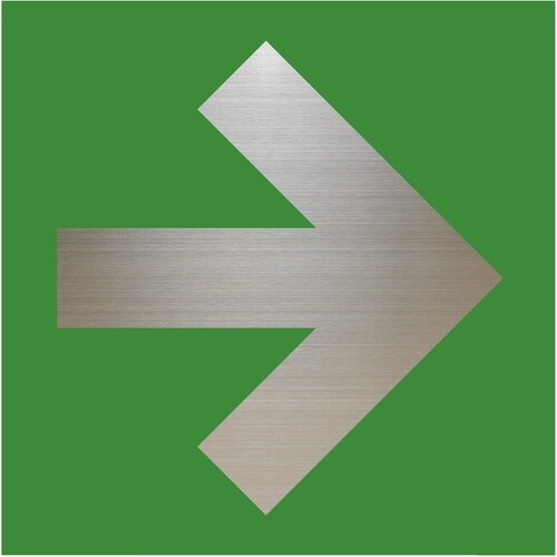 光 キャリエーター+ステンレス 矢印 緑