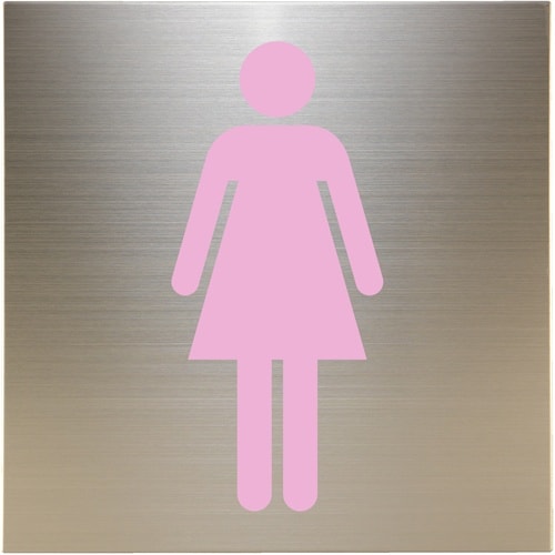 光 キャリエーター+ステンレス 女性マーク ピンク