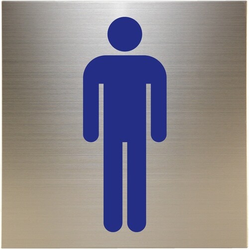 光 キャリエーター+ステンレス 男性マーク 青