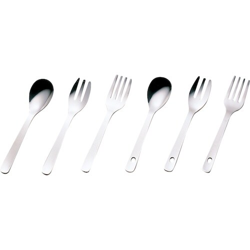 エムテートリマツ 18−0幼児用スプーン 穴無 ミ