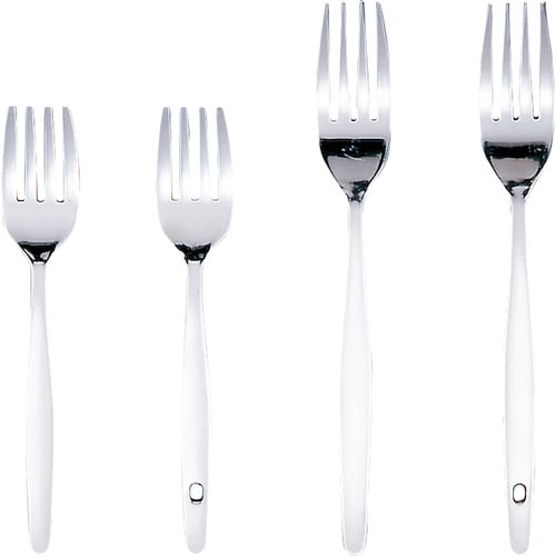 エムテートリマツ 松印給食用フォーク180mm穴無