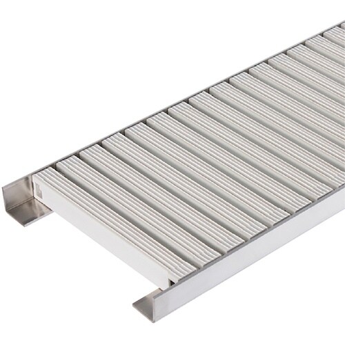 カネソウ 樹脂製グレーチング 曲線敷設用(連結部可