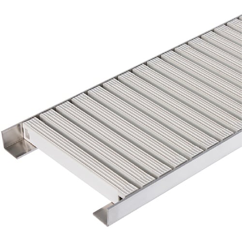 カネソウ 樹脂製グレーチング 直線敷設用(連結部固